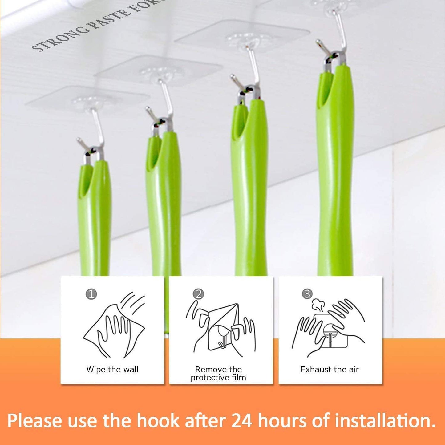 Self Adhesive Hooks-Nail Free Wall Hook No-Drill