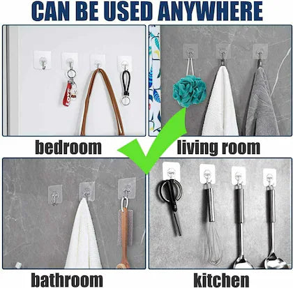 Self Adhesive Hooks-Nail Free Wall Hook No-Drill