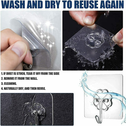 Self Adhesive Hooks-Nail Free Wall Hook No-Drill