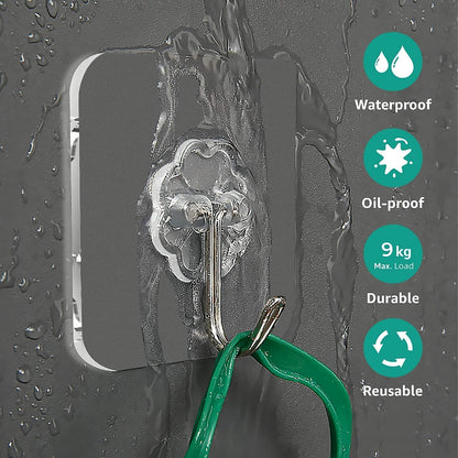 Self Adhesive Hooks-Nail Free Wall Hook No-Drill