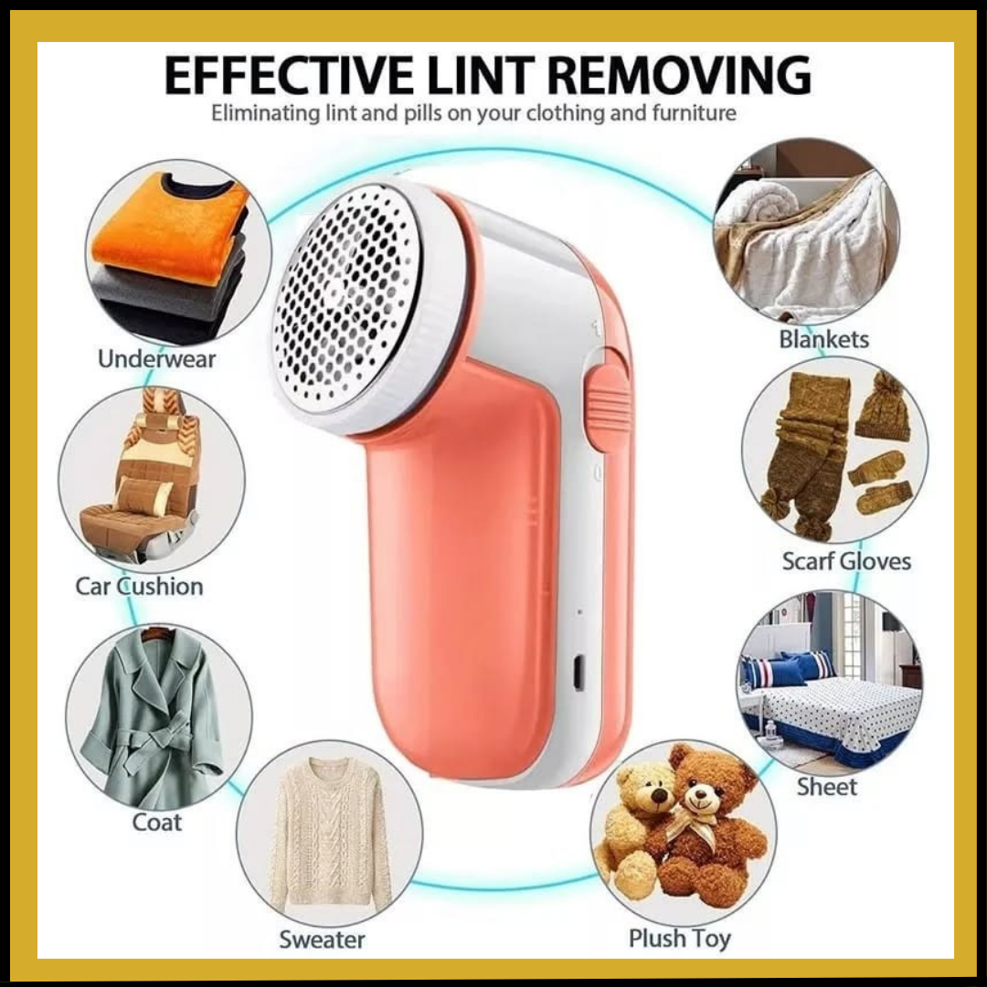 Lint Remover Machine with Removable Waster & Lint Roller