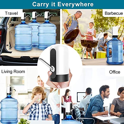 Automatic Wireless Water Bottle Can Dispenser Pump