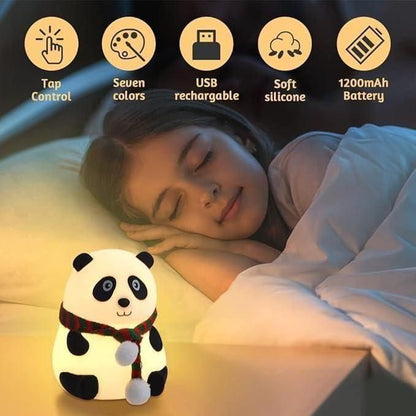 Cute Panda Light Lamp For Kids - Touch Sensor