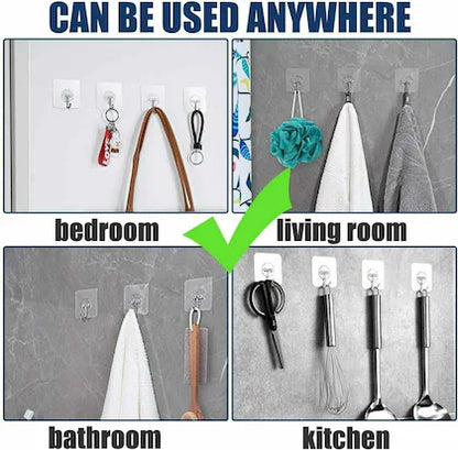 Self Adhesive Hooks-Nail Free Wall Hook No-Drill